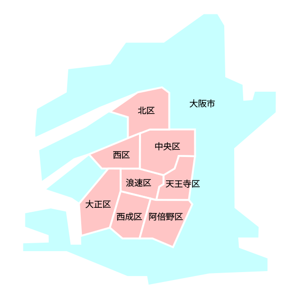 サービス対象エリア画像